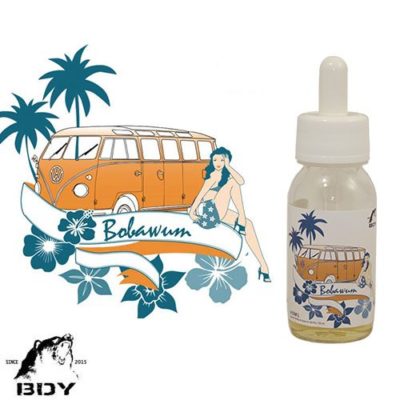 Bobawum, e-liquide baba au rhum, crème de myrtille par BDY